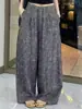 Suministro Directo de Fábrica de Tela Estampada de Lino Tencel con Estampados Vintage, Amigable con la Piel y Cómoda, Adecuada para Camisas de Hombre y Pantalones de Pierna Ancha de Mujer