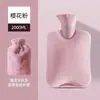 Bolsa de agua caliente de imitación de piel de conejo calentador de manos para inyección de agua calentador de manos invierno calor duradero gran capacidad PVC conveniente bolsa de agua caliente