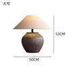Nova Luminária de Mesa de Cerâmica Estilo Chinês Japonês Pote de Cerâmica Jingdezhen Vintage para Sala de Estar Mesinha de Cabeceira Quarto Lâmpadas de Hospedagem