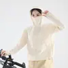 Roupa de Proteção Solar para Exterior Roupas para Pele Masculino Feminino Leve Respirável Secagem Rápida Proteção UV Montanhismo Caminhada Roupa de Proteção Solar Estilo Casal