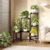 Soporte para Flores para Sala de Estar, Estante de Almacenamiento de Piso para Interior y Balcón, Soporte de Exhibición para Macetas y Plantas Suculentas