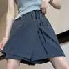 Falda-pantalón de secado rápido estilo americano para mujer, diseño fino de verano, moderna media falda-pantalón, shorts deportivos casuales holgados