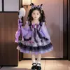 Vestido Princesa Lolita Primavera e Outono 2025 Novo Vestido de Baile Princesa Kuromi