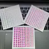 Adesivos de Diamante Autoadesivos Acrílico Transparente Adesivos Decorativos para Rosto e Testa de Crianças Adesivos de Pérola Adesivos de Cristal Gema DIY