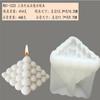 Pirâmide Manshan Bola Mágica Vela de Aromaterapia Molde de Silicone DIY Pedra Difusora Criativa Ornamento Molde para Vela de Aromaterapia
