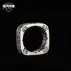 Anillos Cuadrados y Redondos Vintage para Hombre, Anillos Personalizados y Poderosos para Hombre, Joyería Inspirada en Game of Thrones