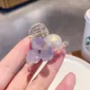 Dulce y Linda Flor Pequeño Pinza de Agarre Pinza para el Lóbulo Frontal Pinza Lateral Pinza para el Cabello de Princesa Elegante Pasador de Cola de Melocotón Accesorios para el Cabello