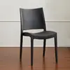 Silla de Plástico Simple Respaldo Silla Silla Adulto Silla de Comedor Silla de Ocio para Exterior Apilable Silla Engrosada Silla de Negociación