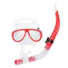 Gafas de buceo de cristal templado para adultos, tubo de snorkel semi-seco, traje de máscara impermeable, equipo para snorkel, dos tesoros, venta al por mayor