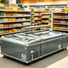 Congelador Comercial para Supermercado, Congelador Refrigerado, Vitrina Horizontal de Gran Capacidad para Conservación de Frescura, Gabinete Isla, Refrigerador de Congelación Rápida, Cuidadosamente Seleccionado