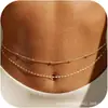 Nova Corrente de Cintura Elíptica com Contas Amazon Corrente de Cintura com Pingente Redondo Corrente de Cintura Personalizada Estilo Ins Joia da Moda para Mulheres