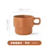 Copos de cerâmica empilháveis com relevo personalizado, canecas de café minimalistas, pequenos presentes estilo nórdico, alto apelo estético, transfronteiriço