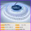 Tira de LED SMD 2835 Placa Desnuda 12V 24V con Adhesivo Trasero para Canal de Aluminio Interior Techo Luz Lineal Decorativa Alto Brillo