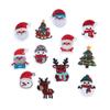 Parche especial transfronterizo bordado por computadora súper subsidio muñeco de nieve árbol de Navidad ropa navideña accesorios tela decorativa pegatinas