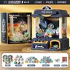 Máquina de captura de muñecas para niños y niñas, juguete para bebés, máquina de monedas con clip, versión mini familiar pequeña, máquina de Gashapon