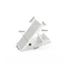 Ángulo Extruido Asiento de Ángulo de Aluminio Engrosado Código de Ángulo de Aluminio Pieza de Ángulo de Aluminio de 90 Grados Conector de Perfil de Aluminio 4080 Ángulo de Aluminio Reforzado 4040 Otros