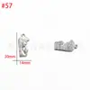 Venta al por mayor del fabricante Acero Inoxidable Presión de Aceite Colgante Cabeza Humana DIY Estilo Europeo y Americano Colgante Personalizado Accesorios de Joyería DIY