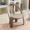 Silla con Respaldo Estilo Nuevo Transfronteriza Espesada Sala de Estar Hogareña Mesa de Café Taburete Bajo Pequeño Silla Plegable Venta al por Mayor