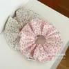 Algodón Retro Flores Dulces Pequeñas Fresco Lazo para el Cabello Corazón Girly Flor para el Cabello Linda Tela Accesorios Coreanos para el Cabello