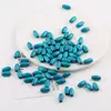 Cuentas de Madera Pequeñas Sueltas de Forma Ovalada de Arroz con Agujero Recto de Colores para Cadena de Teléfono Hecha a Mano DIY Materiales para Bisutería Accesorios