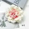Estilo Europeu Novo Estilo Tang Cabeça de Flor de Peônia DIY Grampo de Cabelo Feito à Mão Materiais para Fazer Adorno de Cabelo Flores Artificiais Parede de Flores de Casamento Arranjo de Flores