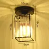 Luz de corredor entrada corredor corredor teto de cristal pós-moderno luxo leve saguão quarto closet led varanda