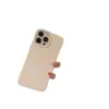 Ins Cor Pura Sensação High-End Degradável Iphone17/16Promax Apple 15 Capa de Celular 14 Cobertura Total 13 Anti-Queda 78
