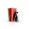 Porta-arquivos acrílico personalizado, porta-arquivos acrílico transparente, adequado para escritório e casa, porta-arquivos vertical