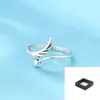 Anillo de Ala de Ángel para Mujer, Anillo Simple de Temperamento, Anillo de Moda Ajustable, Accesorios de Mano Frescos de Nicho