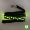 Suprimentos para animais de estimação corda bordada LED luminoso cinto de tração para animais de estimação Carregamento USB aviso noturno anti-perda cão puxar corda