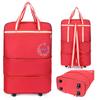Moda dobrável bagagem grande capacidade universal roda saco de viagem 158 bagagem despachada aérea saco de mudança reboque