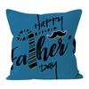 Funda de Almohada para el Día del Padre de Amazon Transfronteriza Funda para Cojín Reposacabezas de Sala de Estar Regalo Festivo Funda de Almohada Decorativa en stock