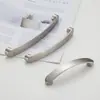 Manija simple moderna manija de aleación de aluminio cromo brillante cepillado fundición a presión manija de gabinete cocina cajón armario mueble manija de puerta