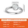 Anel Retangular de Moissanita Transfronteiriço do Aliexpress com Acabamento de Luxo, Corte Esmeralda, Anel de Moda em Prata S925