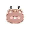 Almofada de assento de carro Blue Rain, pelúcia e design fofo de urso, adequada para outono e inverno, antiderrapante, almofada de assento de carro estilo cartoon