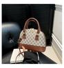 Vintage Viajero Texturizado Casual Gran Capacidad 2025 Moda Verano Nuevo Elegante Hombro Cruzado Portátil Bolso Concha