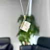Collar de Acero de Titanio, Popular en Europa y América, Collar con Forma de Libro de Carta de Amor Grabada, Collar con Forma de Sobre de Carta de Amor Abrible, Cadena para Clavícula
