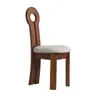 Silla de comedor de madera maciza estilo Sili con tela, silla de ocio sencilla para tocador, lujo ligero, nórdica moderna, silla de maquillaje de comedor de mediados de siglo