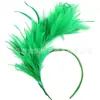 Fábrica de Origen de Nuevos Accesorios Halloween Flor de Plumas Accesorios para el Cabello Flor para la Cabeza Venta al por Mayor Diadema de Halloween Hebilla para la Cabeza de Mujer
