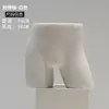 Accesorios de Maniquí para Ropa Interior de Mujer y Hombre, Maniquíes de Plástico Blanco Mate de Medio Cuerpo para Exhibición en Vitrina y Estantes de Exhibición al por Mayor