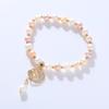 Pulsera de Perlas de Agua Dulce Naturales, Nuevo Estilo Primavera y Verano, Pulsera de Moda Elegante y de Alta Gama, Joyería Fina y Exquisita para Mujer