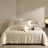 Juego de Colcha de Verano Lavable de Alta Gama Lenzing Tencel 120 Hilos, Juego de Cuatro Piezas, Colcha de Verano Delgada Transpirable de Seda de Morera