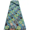 Tejido de Encaje Floral Hidrosoluble de Estampado Completo para Comercio Exterior, Accesorios de Malla Multicolores para Vestidos de Novia y Vestidos de Gala
