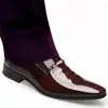 Zapatos de Cuero Casuales de Negocios para Hombre Estilo Coreano Zapatos de Cuero para Pierna Zapatos de Vestir para Hombre Jóvenes Casuales Británicos Zapatos de Papá