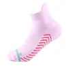 Calcetines de Bádminton, Calcetines Largos Deportivos para Mujer, Planta de Toalla Absorbente de Sudor, Antideslizantes, Amortiguadores, Calcetines para Correr y Fitness al Aire Libre, Versátiles