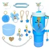 Botella de Agua Térmica Stanley Tapón Antipolvo Taza con Popote Tapa de Taza Correa de Mano Cordón para Botella de Agua Múltiples Estilos Versátiles Set