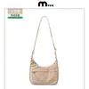Bolsa Cruzada de Bolsillo de Nicho Inspirada en el Diseño, Bolso de Media Luna, Bolso Casual para Viajes Diarios tipo Bollo, Bolso de Mano Estilo Coreano, Logo Personalizado