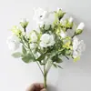 Buquê artificial Nuomei rosa de casamento flor artificial fábrica atacado direto flor para fotografia de casamento