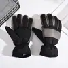 Guantes Impermeables para Esquí y Deportes al Aire Libre y Ciclismo, Hombres y Mujeres, Adultos, Calidez Invernal, Algodón Impermeable, Forro de Felpa, Resistentes al Viento y al Frío