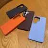 Funda de teléfono con patrón tejido de tela tecnológica adecuada para Samsung s26ultra s25ultra funda protectora anticaídas de cobertura total 24